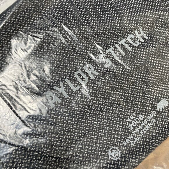 Taylor Stitch Wool Everett Sweater NAVY Birdseye Soft Rib Mens Sz 44 XL $178 - Picture 9 of 11